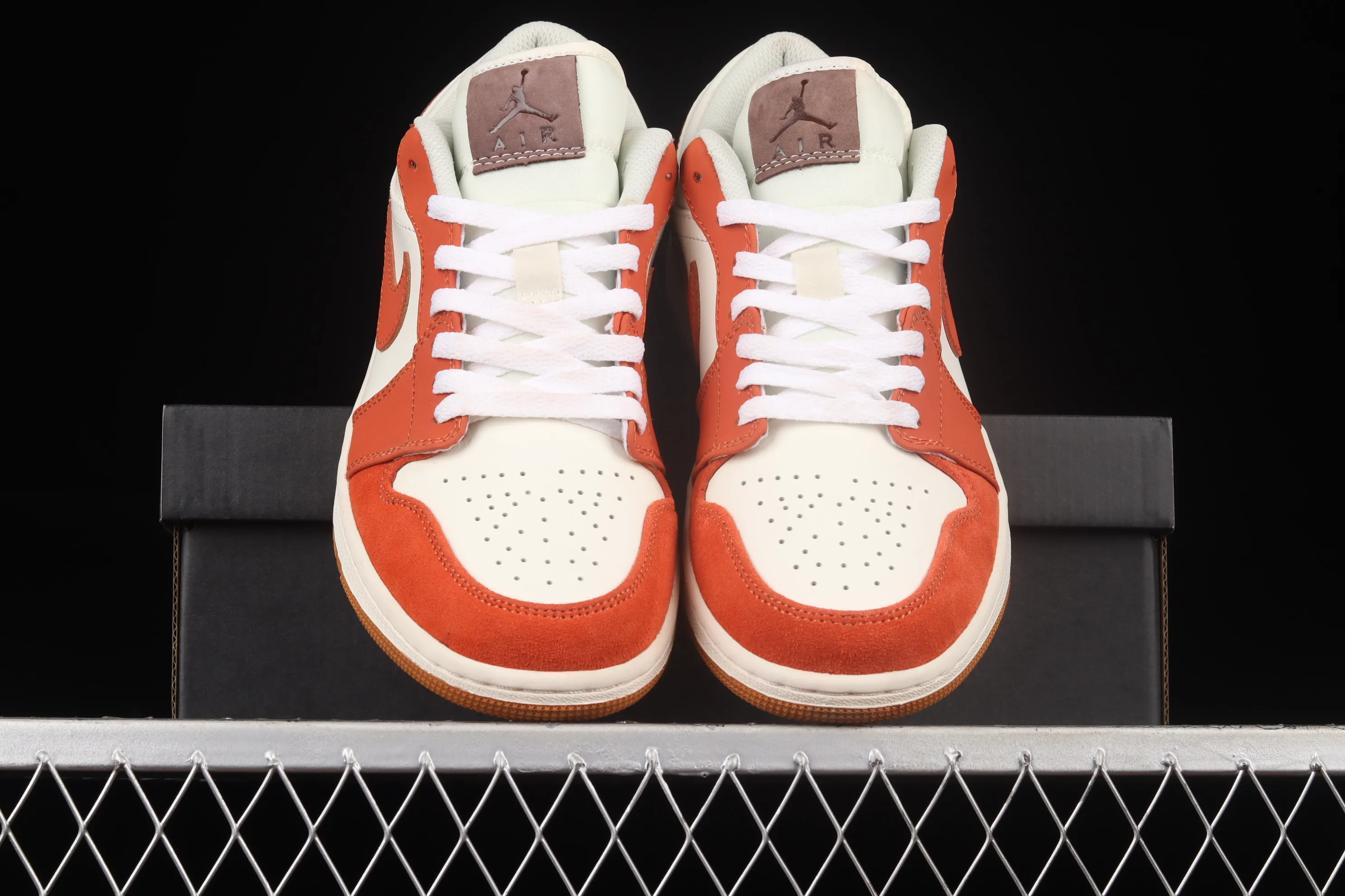 All categories Air Jordan Jordan series basketball shoes Air Jordan 1 Low Air Jordan AJ1 Low AJ1 Joe 1 white orange yellow color low-top cultural leisure sports basketball shoes CV3545-102